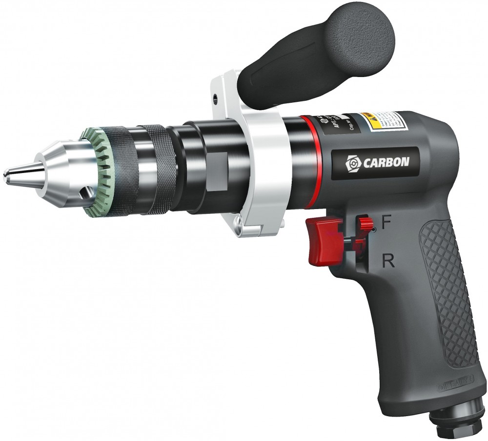 Carbon CPN-PD08-131 Дрель пневматическая реверсивная 800 об/мин, патрон 13 мм CPN-PD08-131