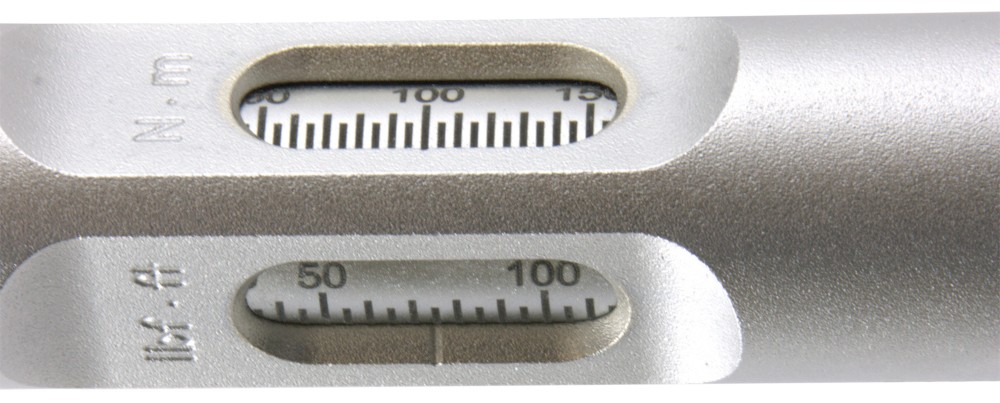 Carbon CTWABD-3-200 Ключ динамометрический алюминиевый со сквозным приводом, 1/2"DR, 40-200 Нм, погрешность пр.+/-3% CTWABD-3-200