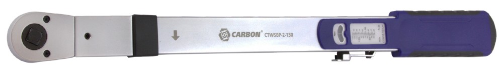 Carbon CTWSBP-2-68 Ключ динамометрический беспружинный со сквозным приводом, 3/8"DR, 14-68 Нм, погрешность пр.+/-4% CTWSBP-2-68