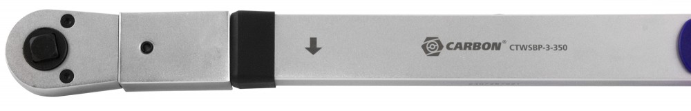 Carbon CTWSBP-3-350 Ключ динамометрический беспружинный со сквозным приводом, 1/2"DR, 70-350 Нм, погрешность пр.+/-4% CTWSBP-3-350