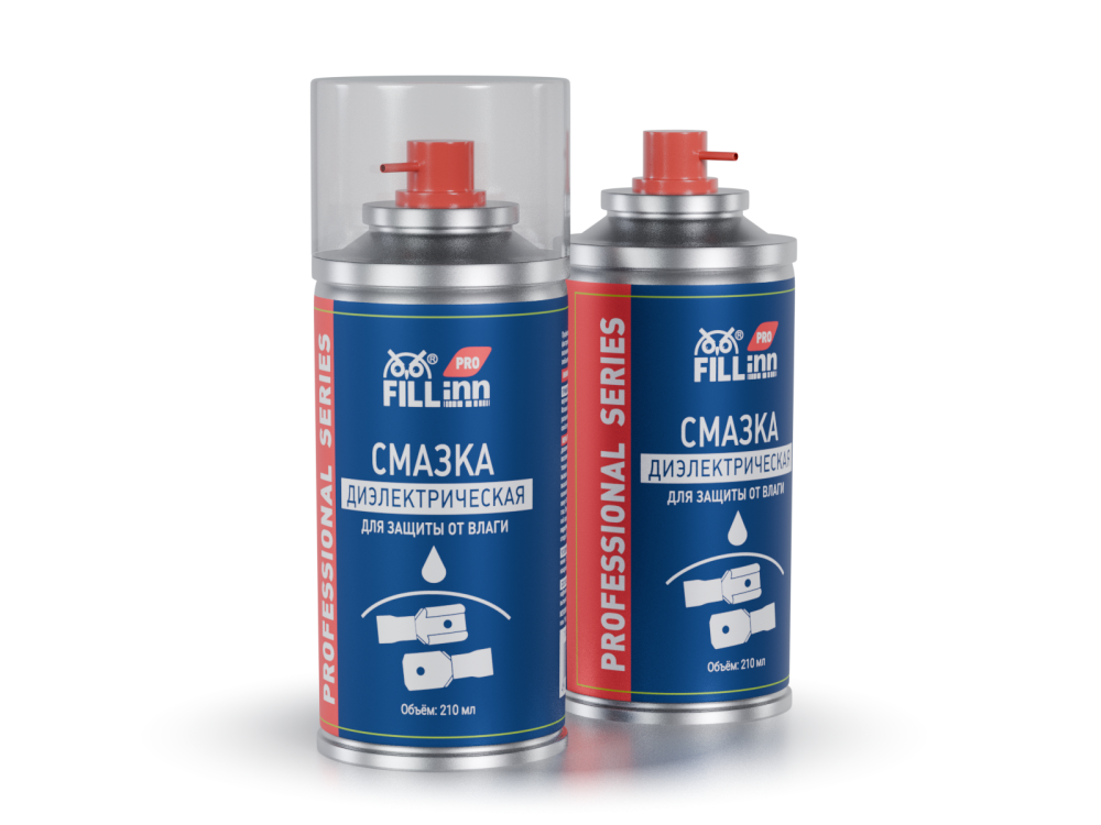FILL inn FLP305 Смазка диэлектрическая для защиты от влаги, 210 мл (аэрозоль) FLP305