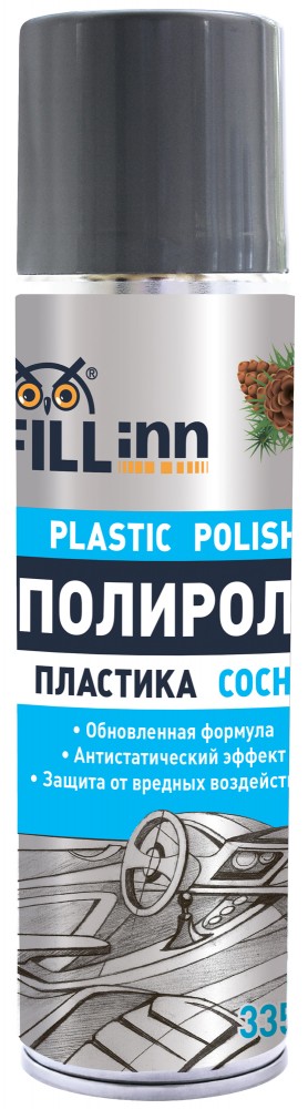  FL011 Полироль пластика (для приборной панели) сосна, 335 мл (аэрозоль) FL011
