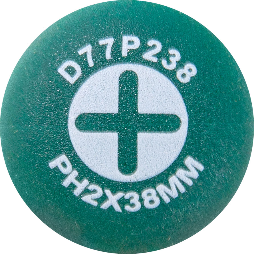  D77P238 Отвертка стержневая крестовая ANTI-SLIP GRIP, PH2х38 мм D77P238
