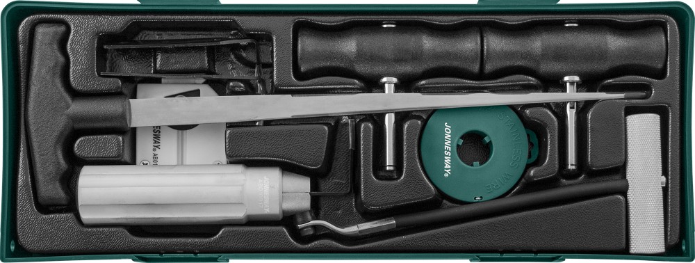 Jonnesway AB10001SP Комплект для демонтажа лобовых стекол, ложемент AB10001SP