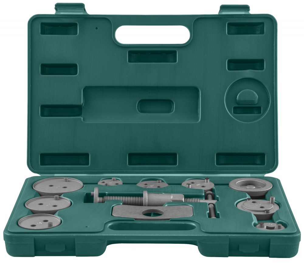 Jonnesway AN010001 Комплект инструмента для развода поршней тормозных цилиндров, 11 предметов AN010001