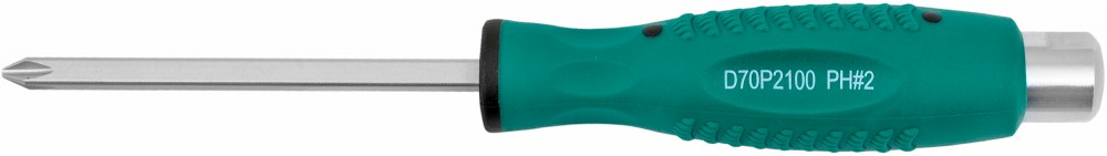 Jonnesway D70P2100 Отвертка стержневая крестовая, ударная, силовая под ключ, PH2х100 D70P2100