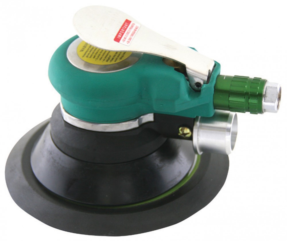 Jonnesway JAS-6698-6HE Машинка шлифовальная пневматическая орбитальная с пылеотводом 9000 об./мин.,  O150 мм JAS-6698-6HE