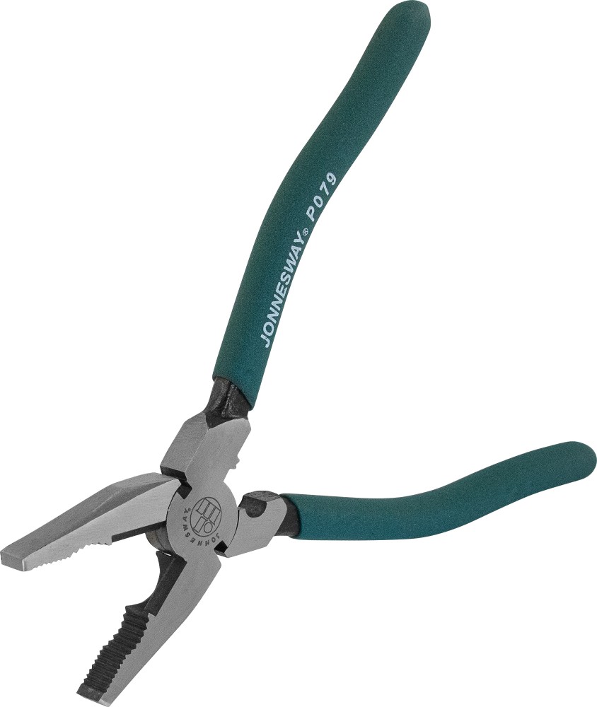 Jonnesway P079 Пассатижи многофункциональные, с ПВХ рукоятками, 220 мм P079
