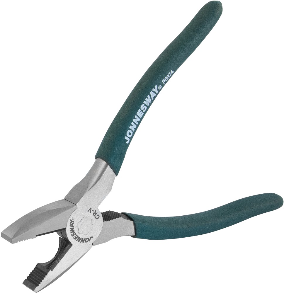 Jonnesway P087A Пассатижи многофункциональные с ПВХ рукоятками, 180 мм P087A