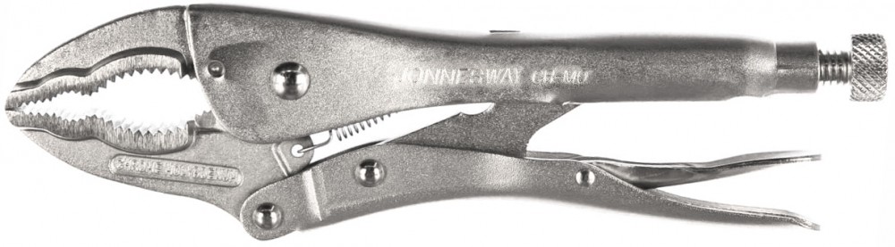 Jonnesway P52M10 Зажим ручной с фиксацией, двойной трубный захват, 250 мм, 0-64 мм P52M10