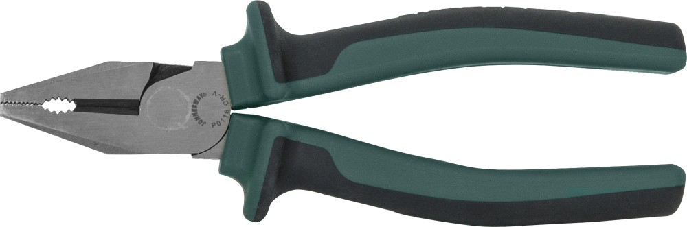 Jonnesway P0116 Пассатижи с увеличенными рычагами и двухкомпонентными рукоятками, 160 мм P0116