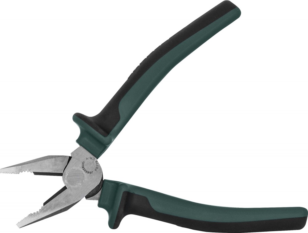 Jonnesway P0116 Пассатижи с увеличенными рычагами и двухкомпонентными рукоятками, 160 мм P0116