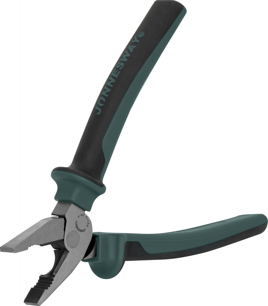 Jonnesway P0117 Пассатижи с увеличенными рычагами и двухкомпонентными рукоятками, 180 мм P0117
