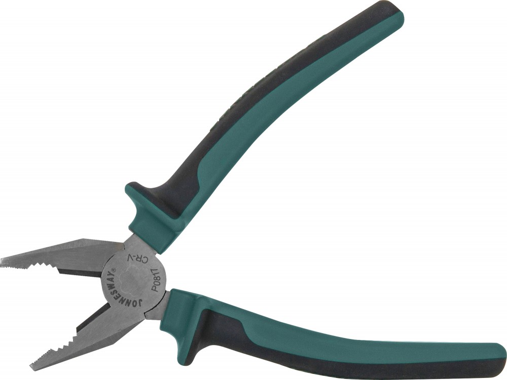 Jonnesway P0817 Пассатижи с двухкомпонентными рукоятками, 180 мм P0817