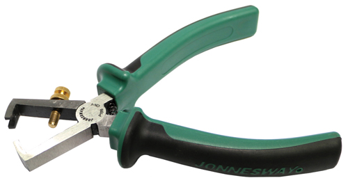 Jonnesway P1516 Щипцы для зачистки изоляции проводов, двухкомпонентные рукоятки, 160 мм P1516