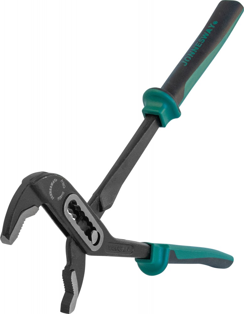 Jonnesway P28112 Клещи переставные с коробчатым захватом и двухкомпонентными рукоятками, 300 мм, 0-46 мм P28112