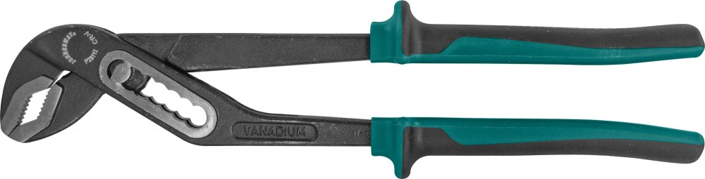 Jonnesway P28112 Клещи переставные с коробчатым захватом и двухкомпонентными рукоятками, 300 мм, 0-46 мм P28112