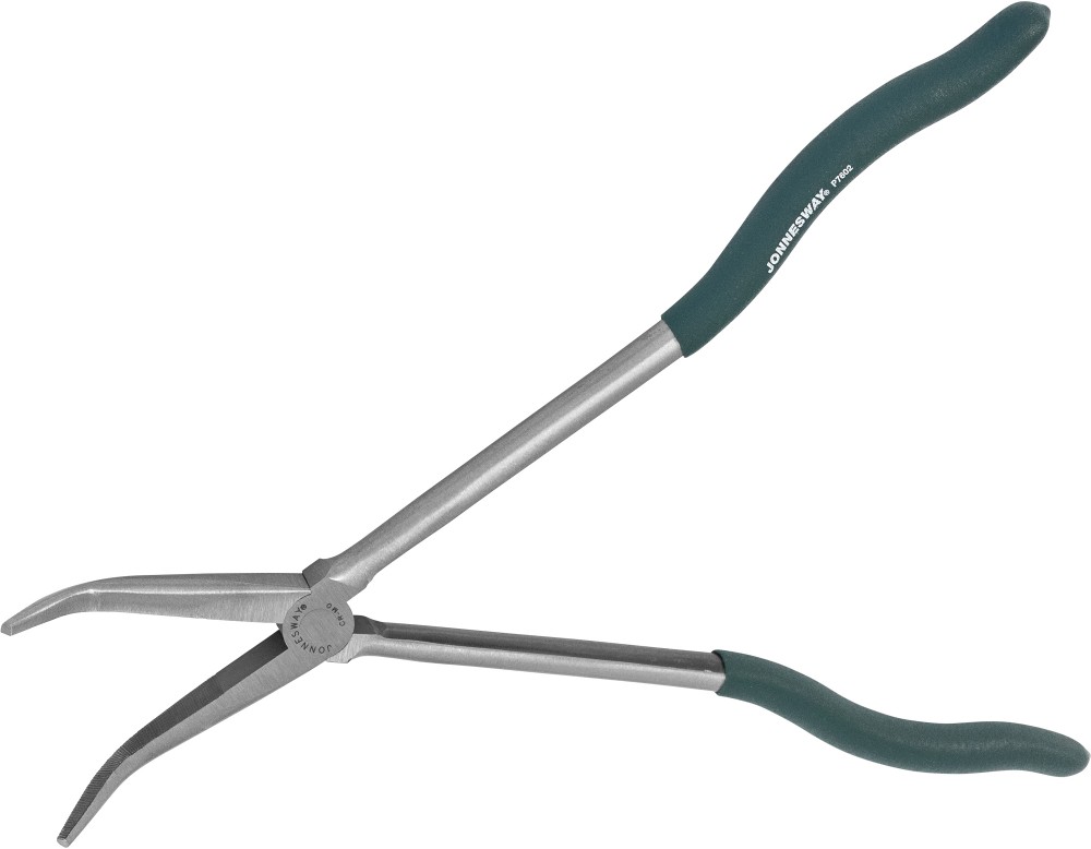 Jonnesway P7602 Длинногубцы удлиненные изогнутые 45, 280 мм P7602