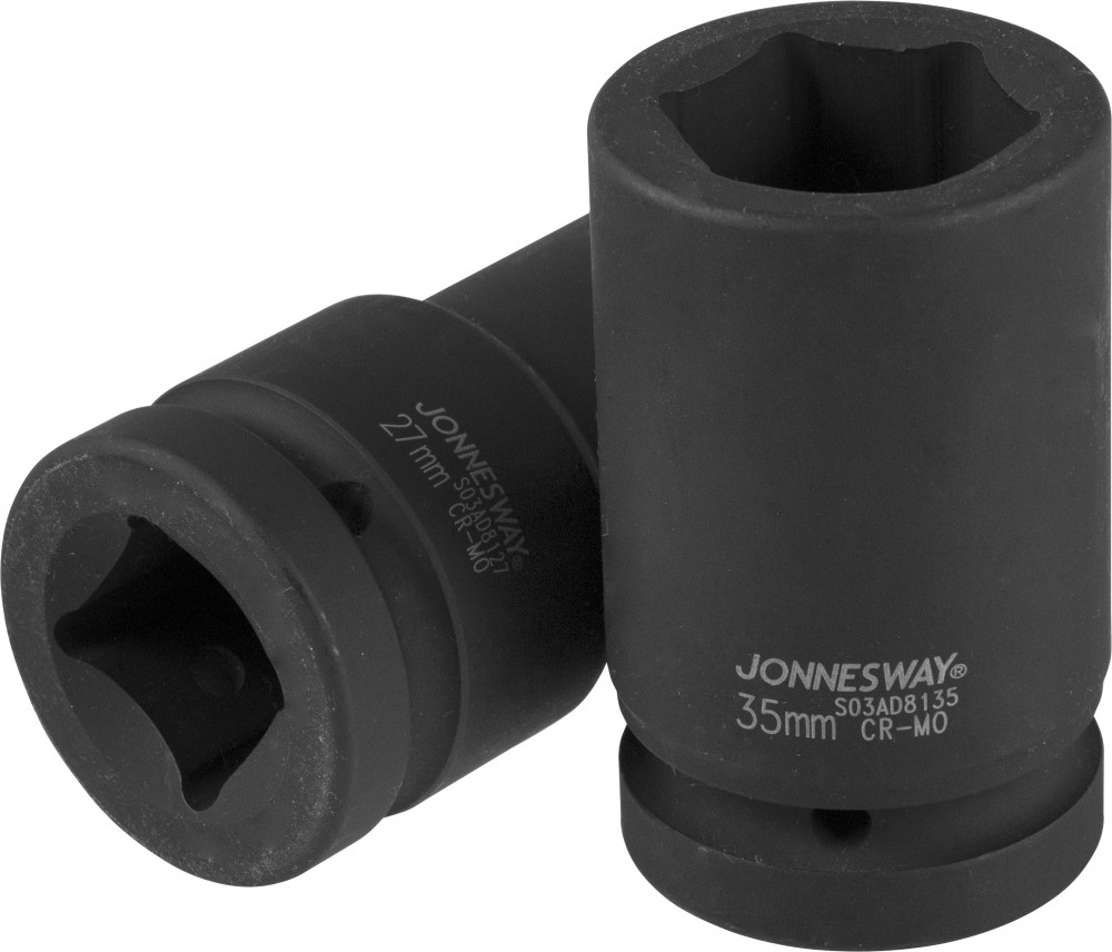 Jonnesway S03AD8132 Головка торцевая ударная глубокая 1"DR, 32 мм S03AD8132