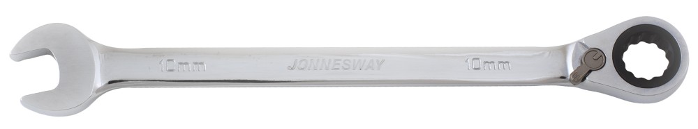 Jonnesway W106110 (W60110) Ключ гаечный комбинированный трещоточный с реверсом, 10 мм W106110