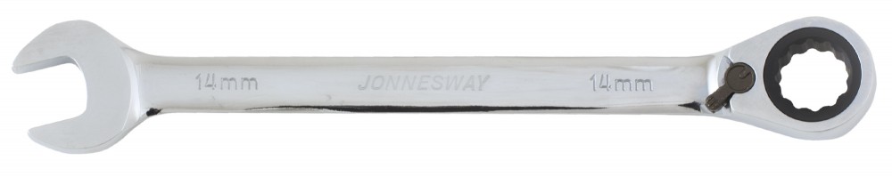 Jonnesway W106114 (W60114) Ключ гаечный комбинированный трещоточный с реверсом, 14 мм W106114