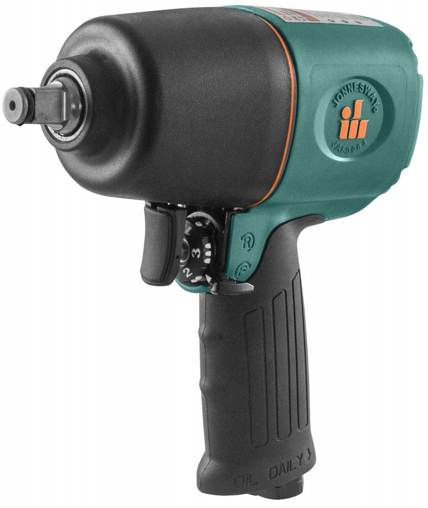 Jonnesway JAI-0964 Гайковерт пневматический ударный композитный 1/2"DR 7500 об/мин., 930 Нм JAI-0964