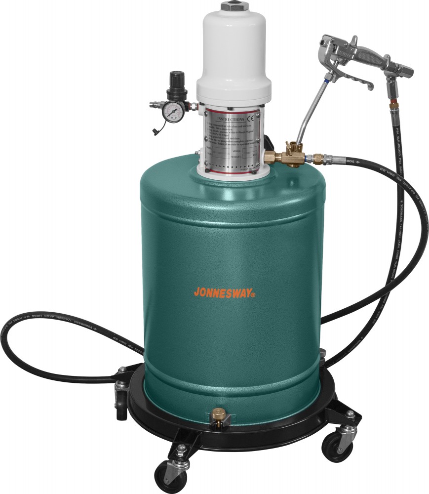 Jonnesway AE300073 Нагнетатель консистентной смазки пневматический 20 л. AE300073