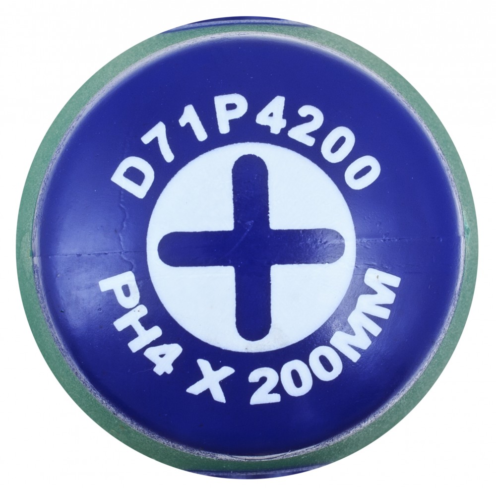  D71P4200 Отвертка стержневая крестовая ANTI-SLIP GRIP, PH4х200 D71P4200