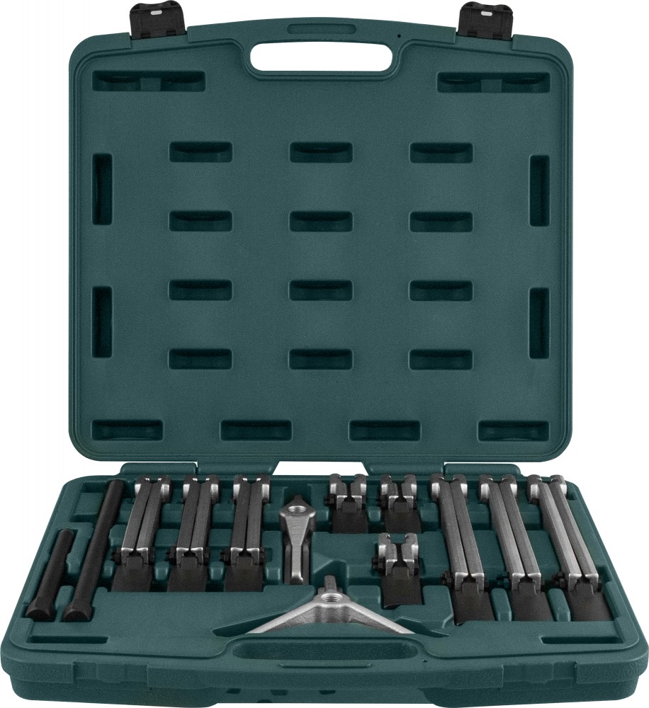 Jonnesway AE310144S Съемник универсальный, американского типа со скользящими 2-3 захватами в наборе, диапазон захватов внутр./наружн. 60-160/40-120, глубина 100-250 мм AE310144S