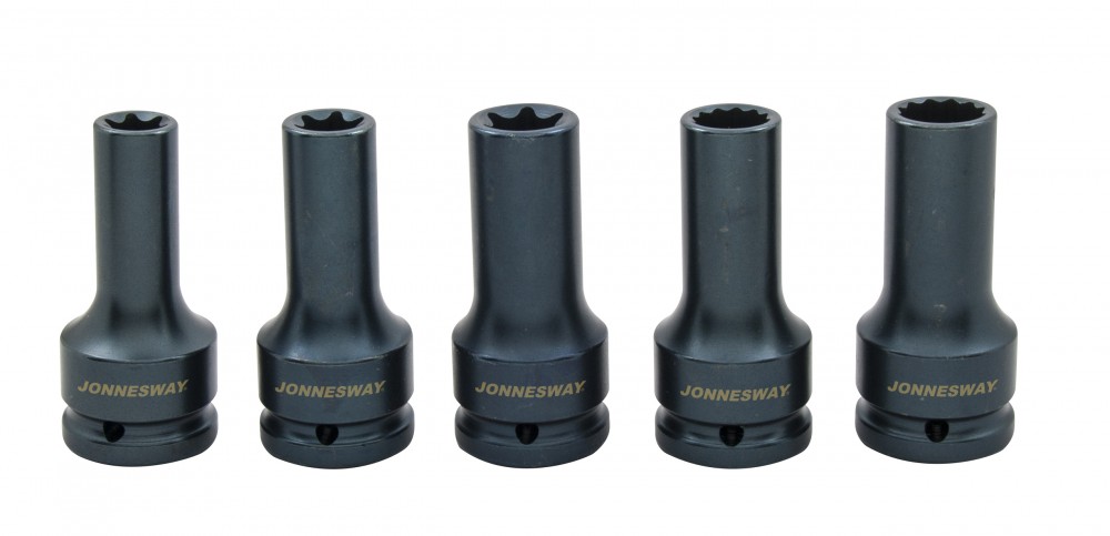 Jonnesway AN040264 Набор торцевых головок 3/4"DR  E18 / E20 / E24 / 17 мм/19 мм 12-гр. Для болтов ГБЦ MAN AN040264