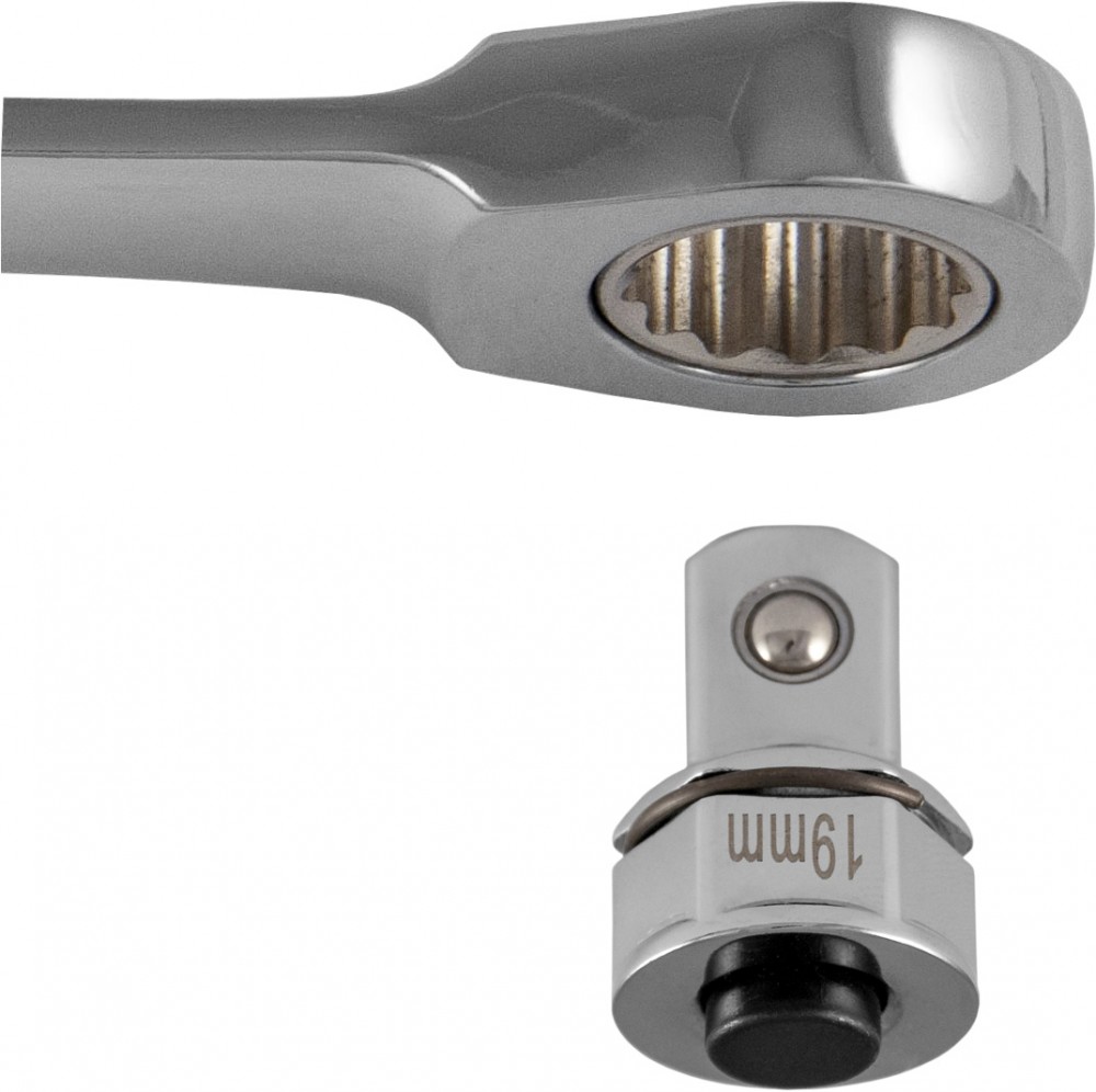 Jonnesway W45316S-AD12 Привод-переходник 1/2"DR для ключа накидного 19 мм W45316S-AD12