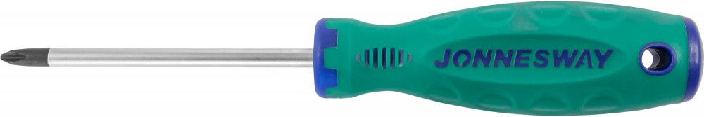 Jonnesway D71P2100 Отвертка стержневая крестовая ANTI-SLIP GRIP, PH2х100 мм D71P2100