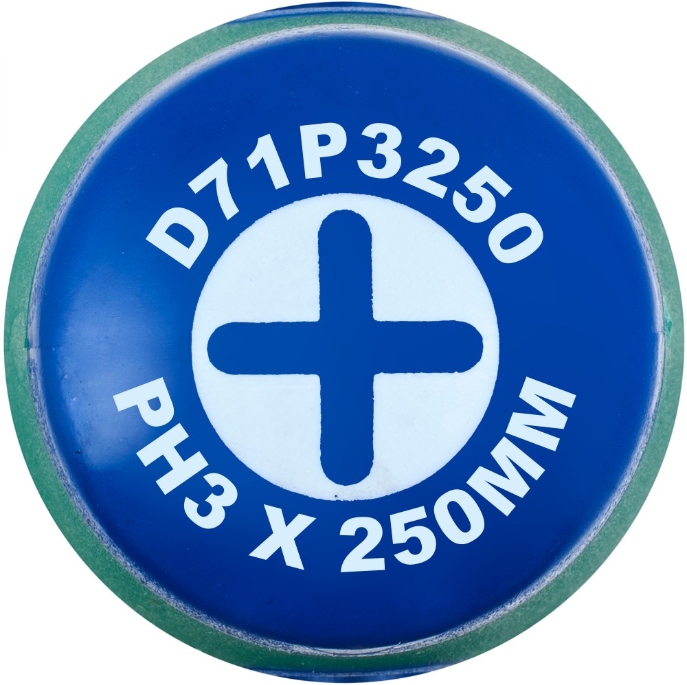  D71P3250 Отвертка стержневая крестовая ANTI-SLIP GRIP, PH3x250 мм D71P3250