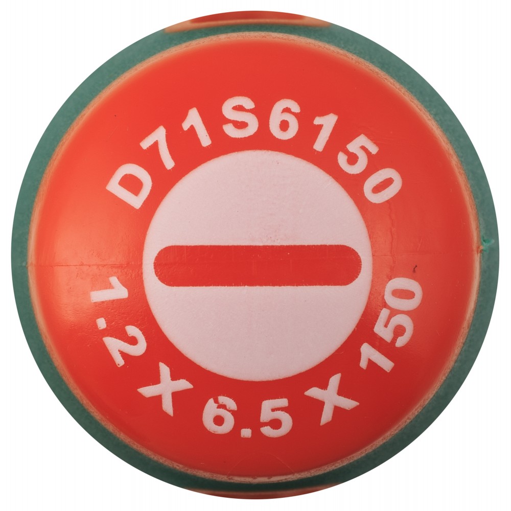  D71S6150 Отвертка стержневая шлицевая ANTI-SLIP GRIP, SL6.5х150 мм D71S6150