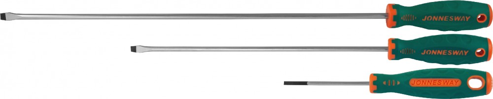  D71S6250 Отвертка стержневая шлицевая ANTI-SLIP GRIP, SL6.5х250 мм D71S6250
