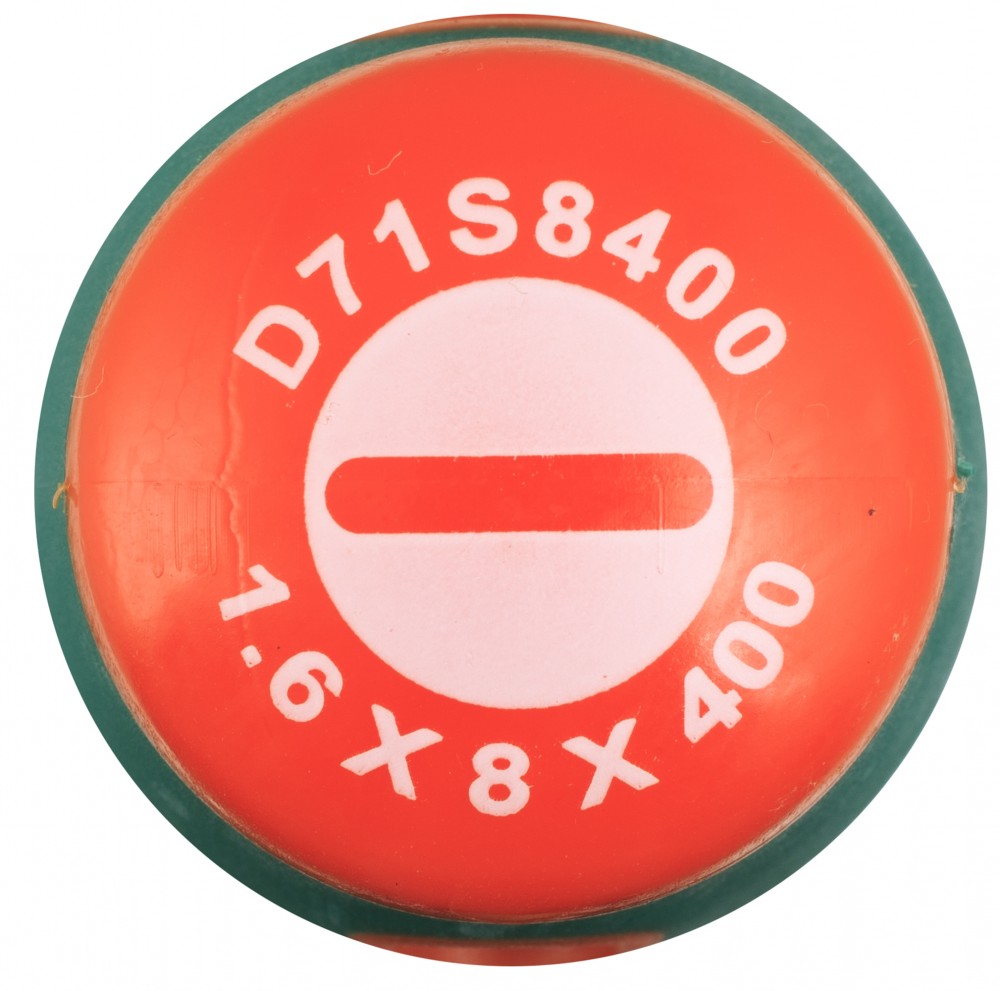  D71S8400 Отвертка стержневая шлицевая ANTI-SLIP GRIP, SL8.0х400 мм D71S8400
