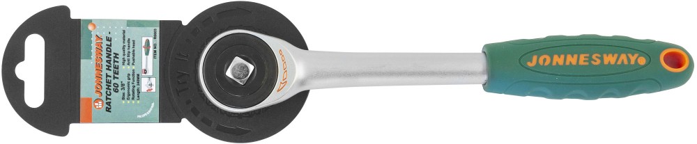  R6603 Рукоятка трещоточная ротационная со сквозным приводом 3/8"DR, 60 зубцов, 240 мм R6603