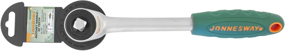  R6604 Рукоятка трещоточная ротационная со сквозным приводом 1/2"DR, 60 зубцов, 290 мм R6604