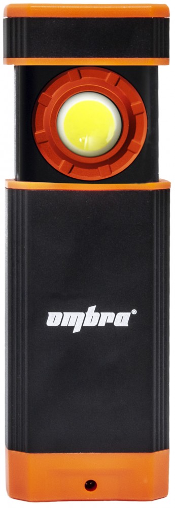 Ombra A90068 Фонарь светодиодный аккумуляторный, карманный, складной, со световым пучком 500+160 Лм A90068