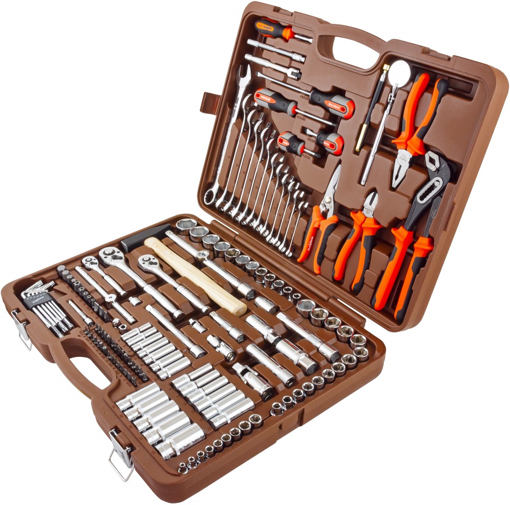 Ombra OMT150S (OMT150S18) Набор инструмента универсальный 1/4", 3/8" и 1/2"DR, 150 предметов OMT150S