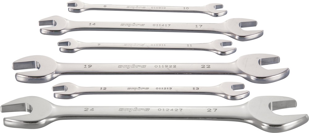 Ombra OMT6S Набор ключей гаечных рожковых в сумке, 8-27 мм, 6 предметов OMT6S