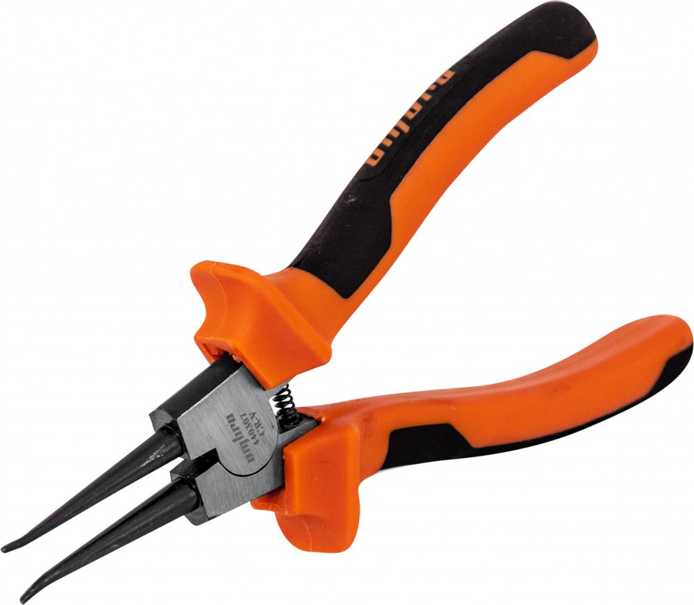 Ombra 440307 Щипцы прямые для стопорных колец с двухкомпонентными рукоятками, разжим, 180 мм, 5-40 мм 440307