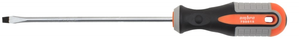 Ombra 750515 Отвертка стержневая шлицевая ROUND GRIP, SL5x150 мм 750515