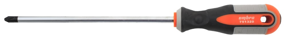 Ombra 751320 Отвертка стержневая крестовая ROUND GRIP, PH3x200 мм 751320