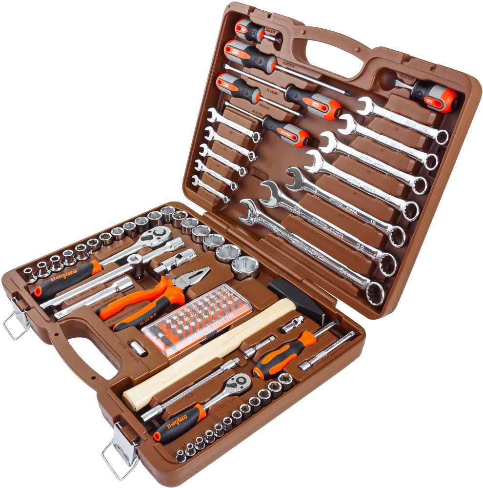 Ombra OMT93S (OMT93S18) Набор инструмента универсальный 1/4", 1/2"DR, 93 предмета OMT93S