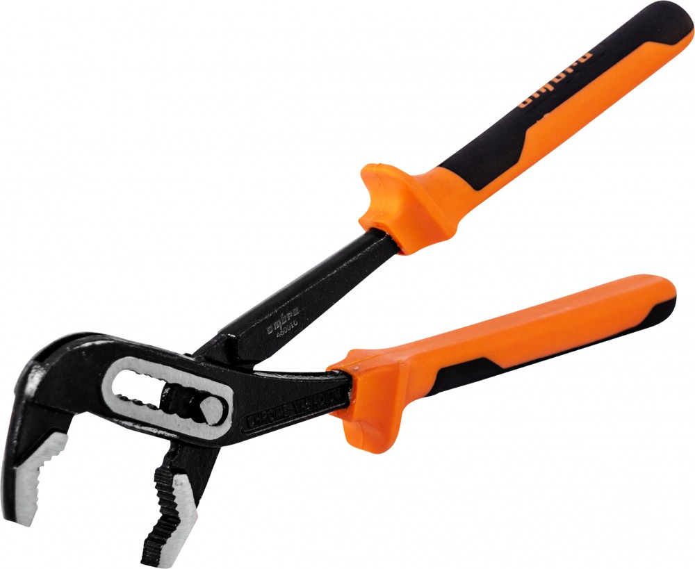 Ombra 460010 Клещи переставные с коробчатым захватом и двухкомпонентными рукоятками, 250 мм, 0-45 мм 460010
