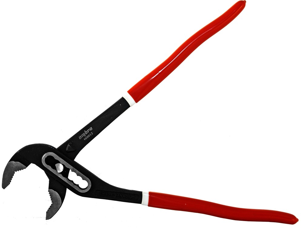 Ombra 460012 Клещи переставные с коробчатым захватом и ПВХ рукоятками, 300 мм, 0-44 мм 460012