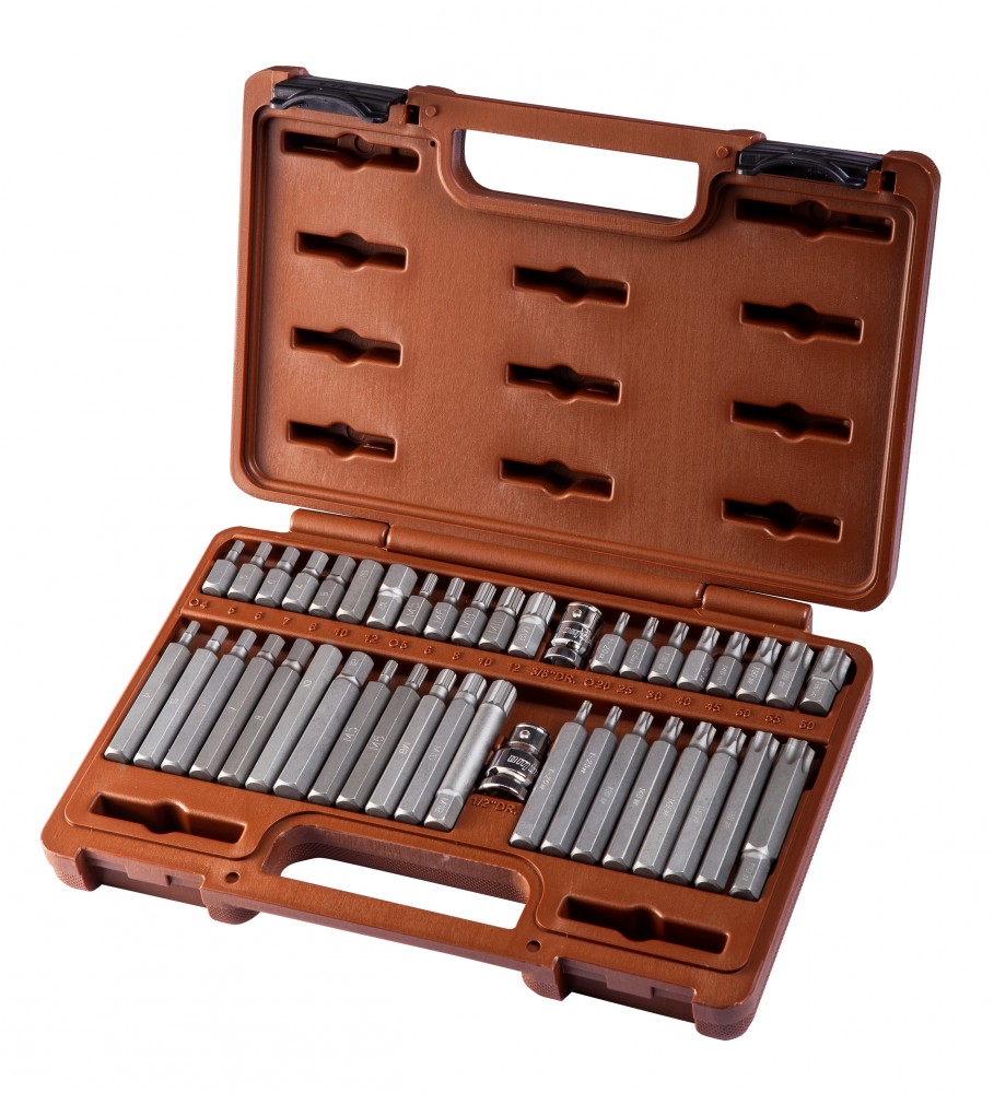 Ombra 953242 Набор вставок-бит и переходников 3/8", 1/2"DR, 42 предмета 953242