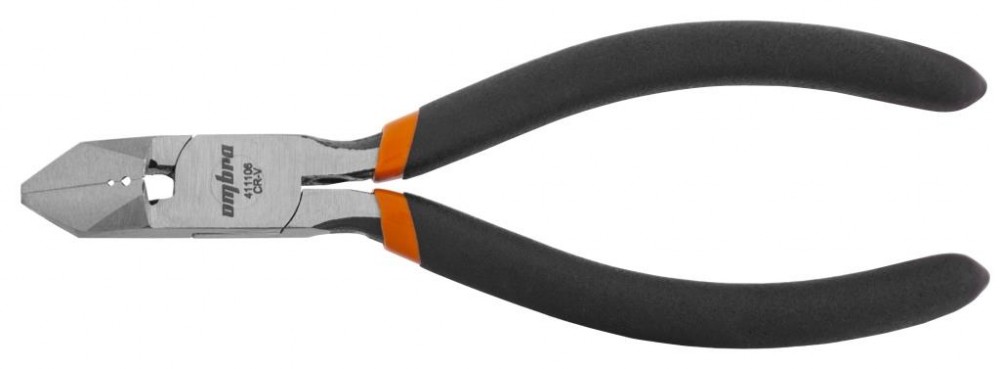 Ombra 411106 Бокорезы угловые 45°, многофункциональные с ПВХ рукоятками, 160 мм 411106