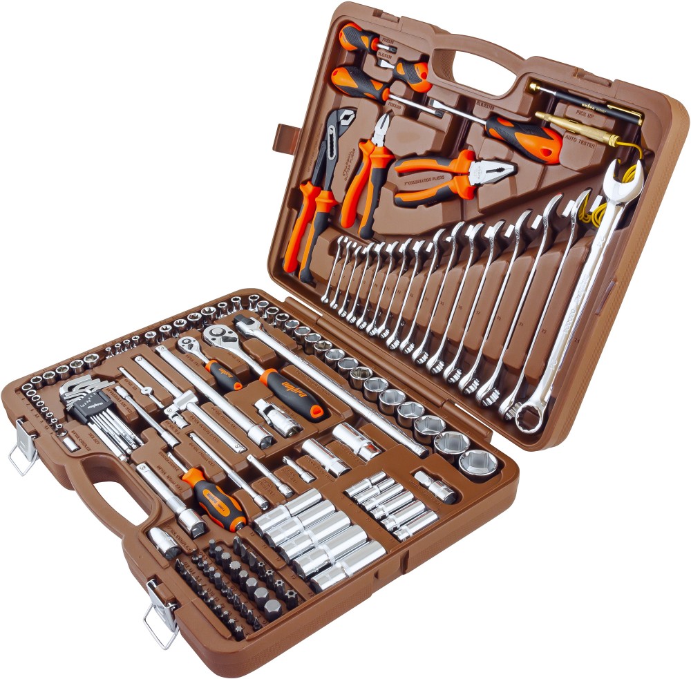 Ombra OMT143SL Набор инструмента универсальный 1/4", 1/2"DR, 143 предмета OMT143SL